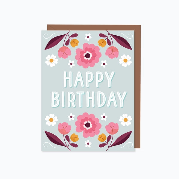 Blue Daisy Daydreams - Birthday Card | Paper Hearts