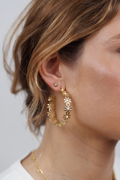 Daisy Chain | Hoop Earrings