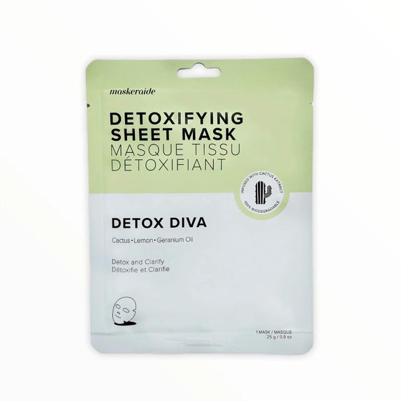 Detox Diva - Detoxifying Sheet Mask | Maskeraide
