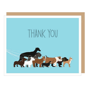 Dog Walk - Thank You Card | Apartment 2 Cards