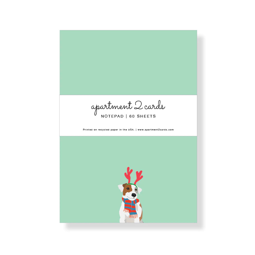 Dog with Antlers Notepad | Apartment 2
