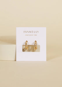 Double Hoop - Gold Earrings | JaxKelly