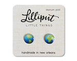 Planet Earth Earrings | Lilliput Little Things