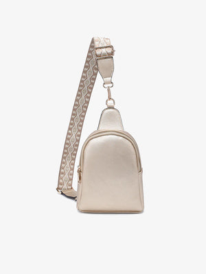 Ellen - Vegan Sling Bag with Removeable Guitar Strap | Jen & Co