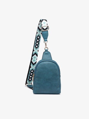 Ellen - Vegan Sling Bag with Removeable Guitar Strap | Jen & Co