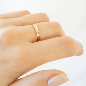 Emerald Ring | Petite Gold
