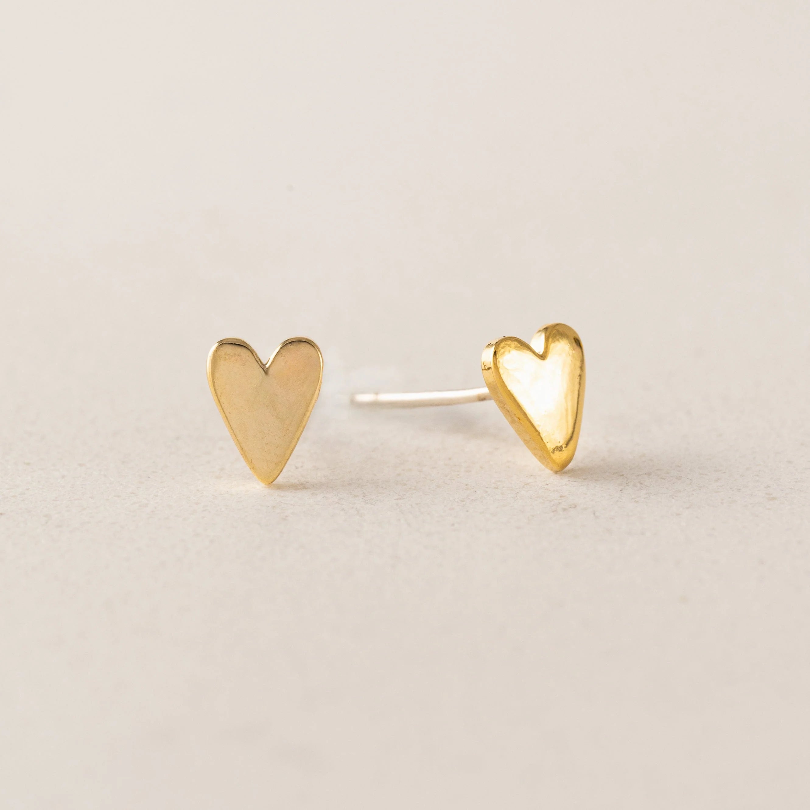 Everly Heart Stud Earrings | Lover's Tempo