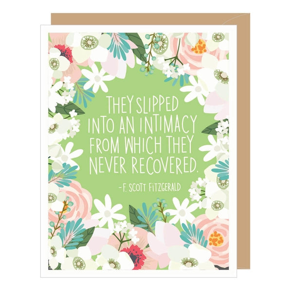 F. Scott Fitzgerald - Wedding Card | Apartment 2 Cards