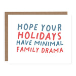 Minimal Family Drama - Christmas Card | Pretty By Her