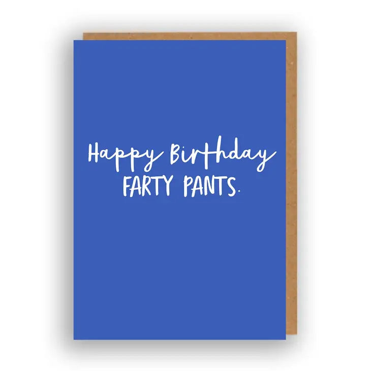 Farty Pants - Greeting Card | The Sweary Card Co.