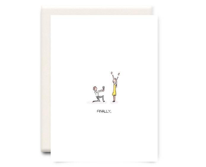 Finally - Greeting Card | Inkwell Cards