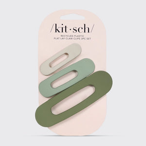 Flat Lay Claw Clip 3pc Set | Kitsch