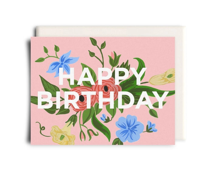 Floral Birthday - Birthday Greeting Card | Inkwell