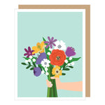 Blank Flower Bouquet - Wedding Card | Apartment 2 Cards