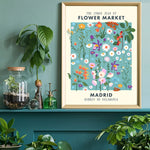 Madrid Flower Market Print | Ink & Drop