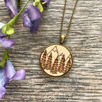 Forest - Wooden Necklace | Birch Street Studio