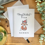 For Fox Sake - Christmas Card | Kenzie Cards