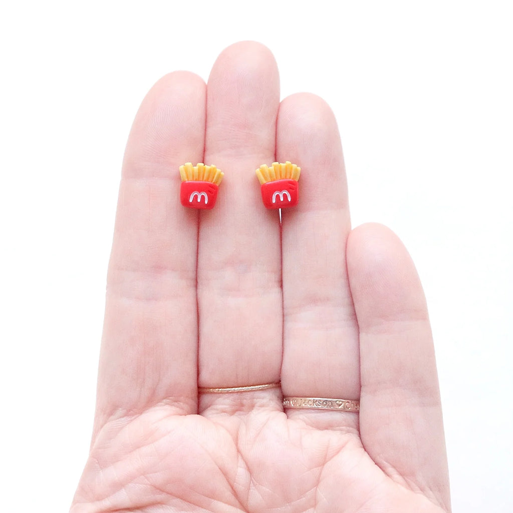 French Fry - Metal Free Hypoallergenic Earrings | Pretty Ears