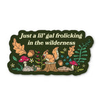 Just A Lil' Gal Frolicking Stickers | Sticker