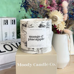Mango + Pineapple - Cement Jar Candle | Moody Candle Co