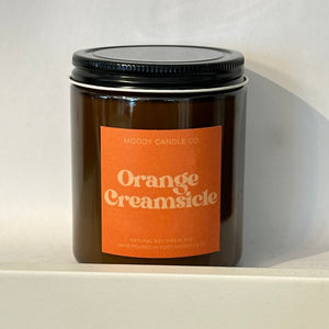 Orange Creamsicle - Glass Jar Candle | Moody Candle Co
