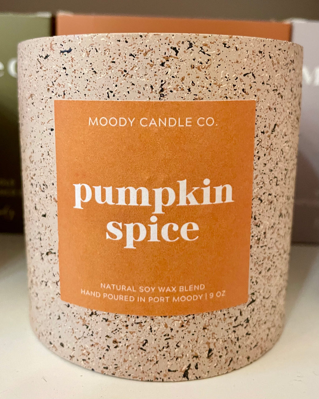 Pumpkin Spice - Cement Jar Candle | Moody Candle Co