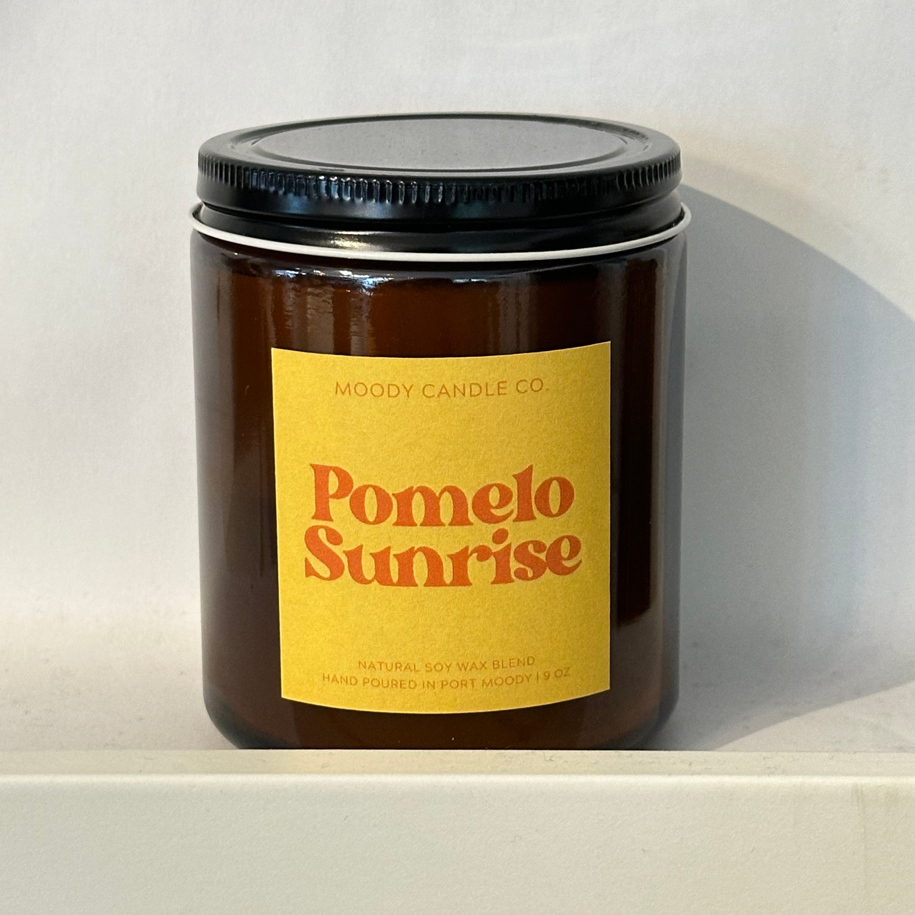 Pomelo Sunrise - Glass Jar Candle | Moody Candle Co