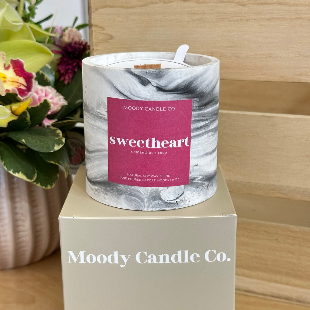 Sweetheart - Cement Jar Candle | Moody Candle Co