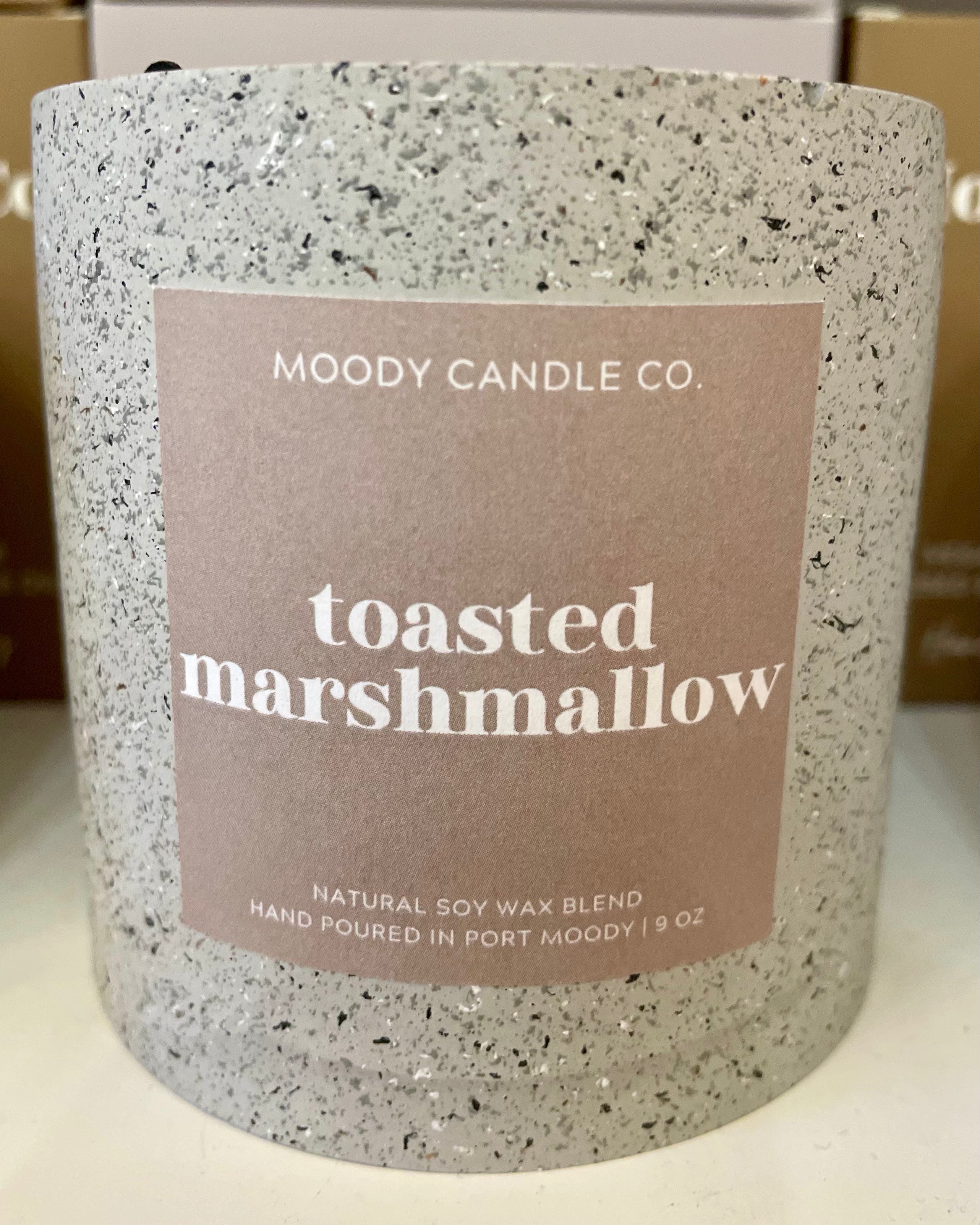 Toasted Marshmallow - Cement Jar Candle | Moody Candle Co