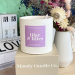 Lilac & Lillies | Cement Jar Candle