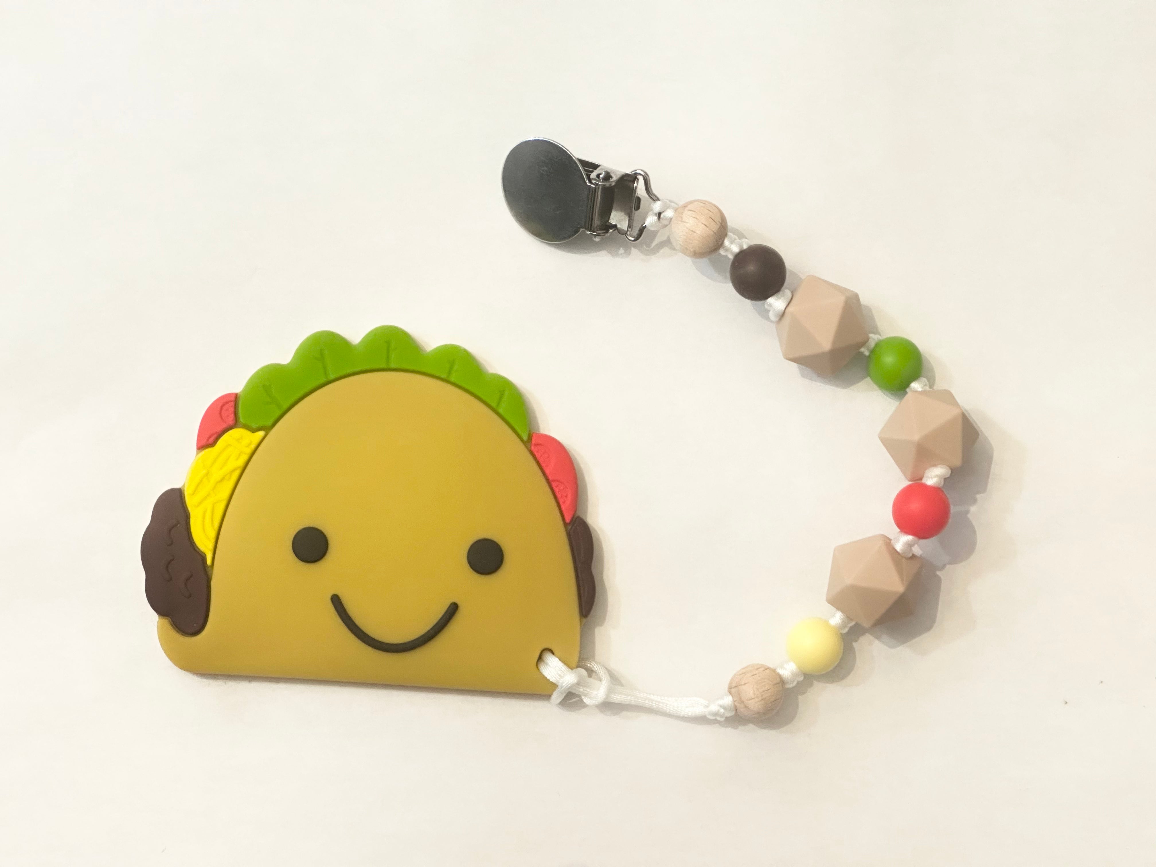 Taco | Silicone Teether Clip