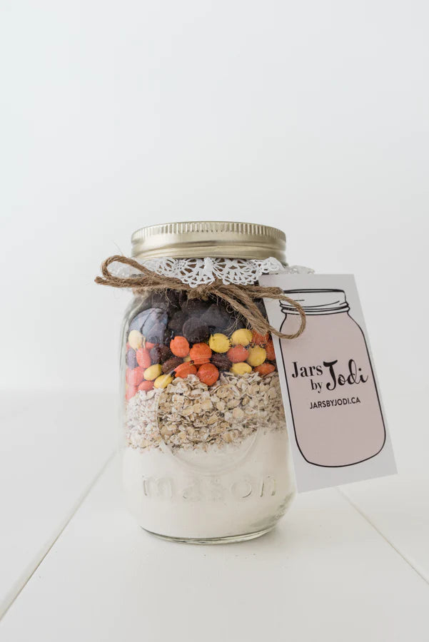 Gluten Free Reese's Pieces Cookie Mix - Mini | Jars by Jodi