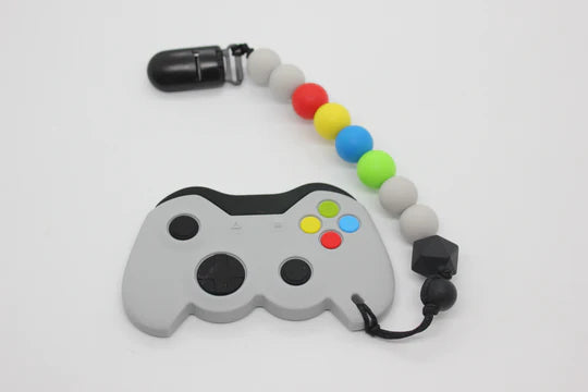 Game Controller | Silicone Teether Clip