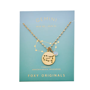 Gemini - Astrology Necklace | Foxy Originals