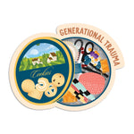 Cookie Tin Generational Trauma | Sticker