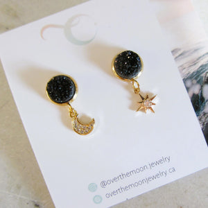 Geode Stud Earrings | Over The Moon