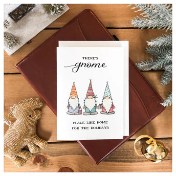 Gnome Place Like Home - Christmas Card | Kenzie Cards