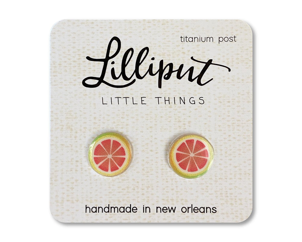 Grapefruit Earrings | Lilliput Little Things