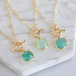 Green Fluorite Toggle Necklace | Mesa Blue