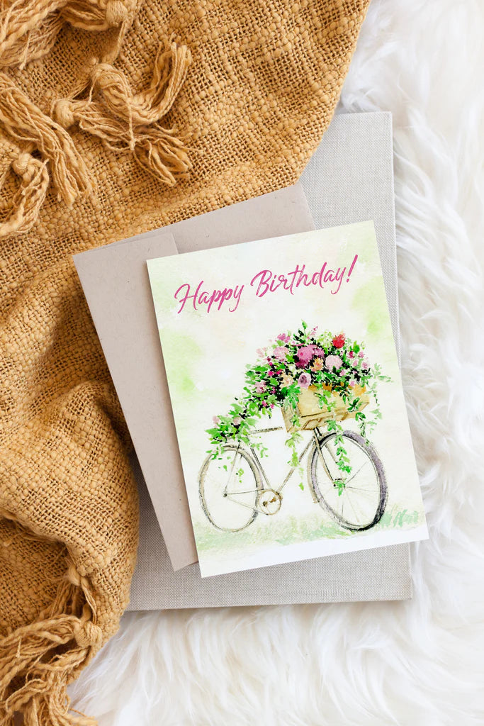 Birthday Bike - Greeting Card | Elena Markelova