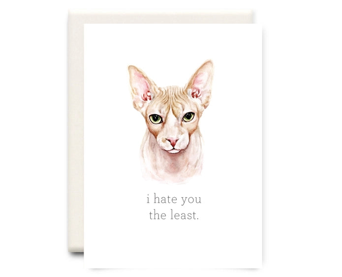 Hate You The Least - Greeting Card | Inkwell Cards
