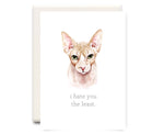 Hate You The Least - Greeting Card | Inkwell Cards
