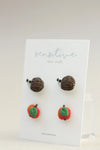 Hedgehog & Apple | Mix & Match Earrings