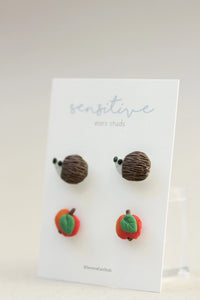 Hedgehog & Apple | Mix & Match Earrings