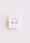 Hexagon | Minimalist Stud Earrings