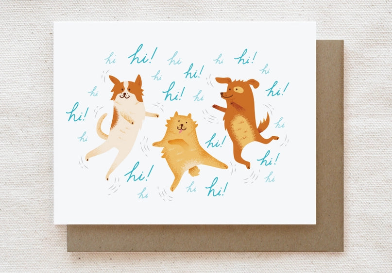 Hi! Hi! Hi! | Greeting Card