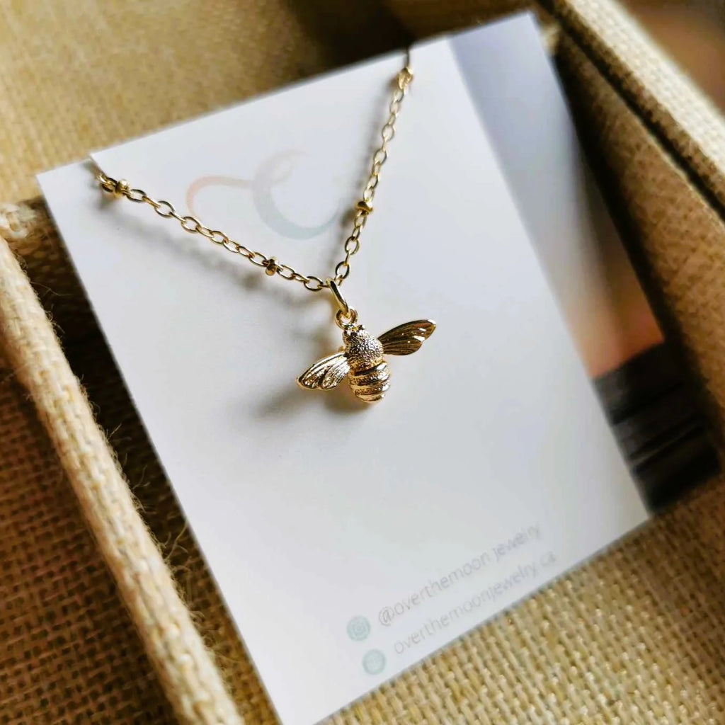 Honey Bee Necklace | Over The Moon