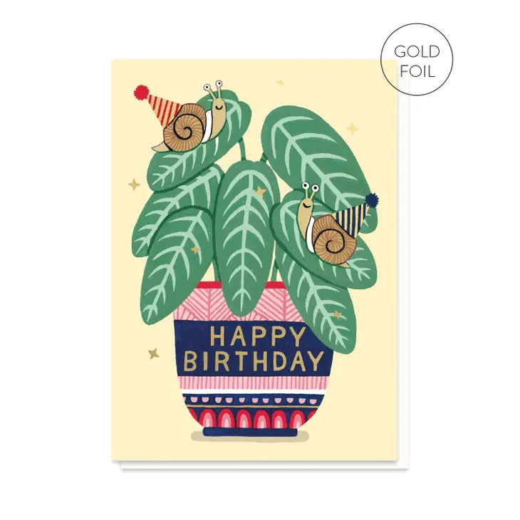 House Plant - Birthday Card |  Stormy Knight