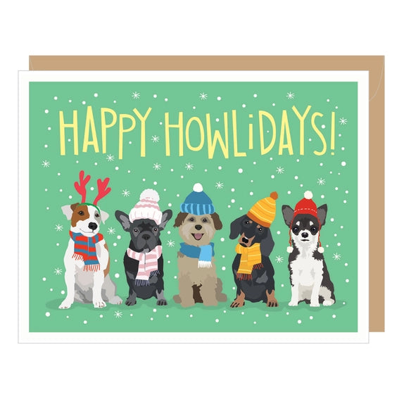 Happy Howlidays - Holiday Greeting Card | Apartment 2 Cards