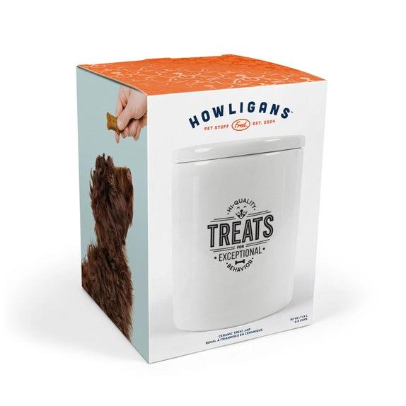 Hi-Quality Treats -  Howligans Treat Jar | Fred